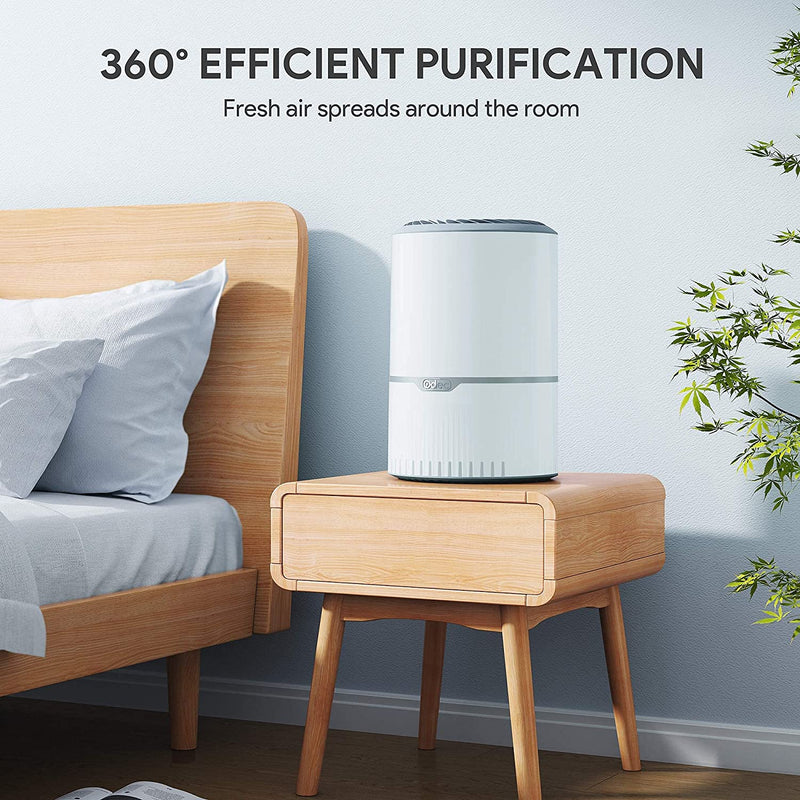 Advanced HEPA Air Purifier with 3 Stage Filtration, 3 Fan Speeds, and Child Lock
