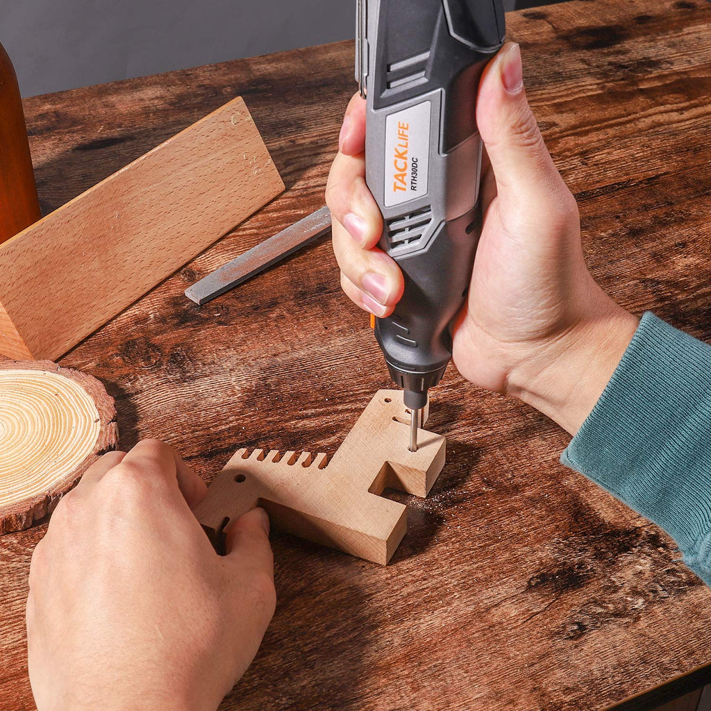 TACKLIFE Cordless Rotary Tool with Accessories