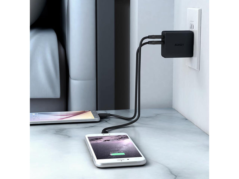 PA-U42 Wall Charger Ultra Compact Dual Port 4.8A Output Fast Charging Foldable Plug USB Charger