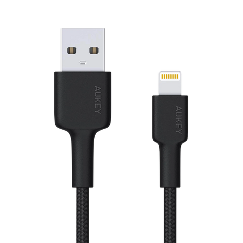 Braided USB-C to USB-A Cable (2m / 6.6ft, White)