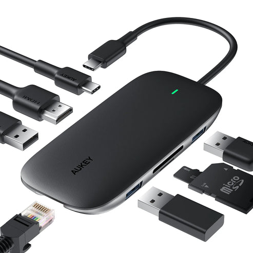 USB C Hub 8-in-1 With 4K HDMI® Adapter - VAVA