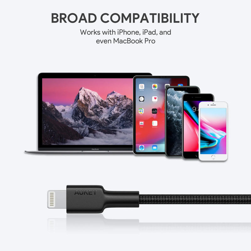 Impulse Braided USB-C to Lightning Cable 4ft (1.2m) CB-CL02