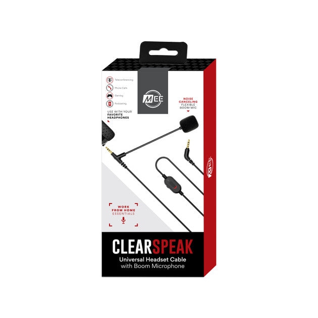 ClearSpeak Universal Headset Cable with Boom Microphone