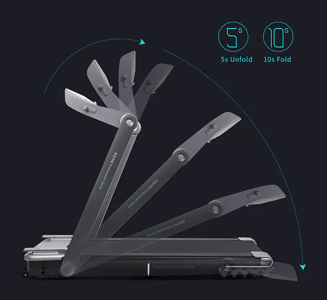 OVICX OS-TMILL-I1 Flat Folding Treadmill with Bluetooth Connectivity