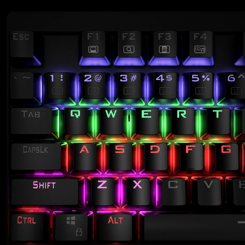 Wired Keyboard Mechanical For Windows Gaming PC 104 Keys KM-G6