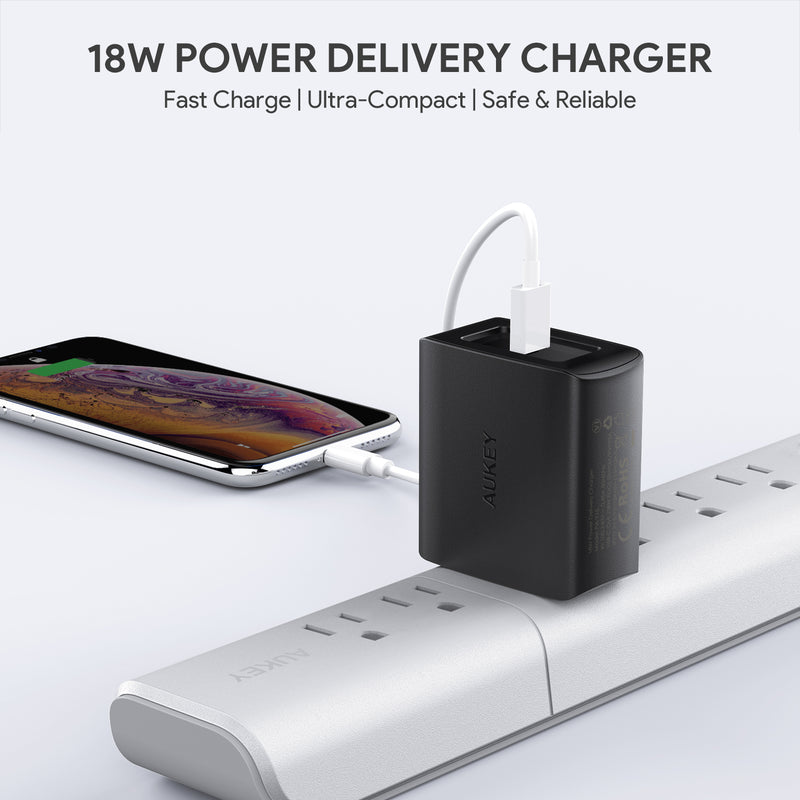 PA-Y15 USB-C Wall Charger with 18W Power Delivery