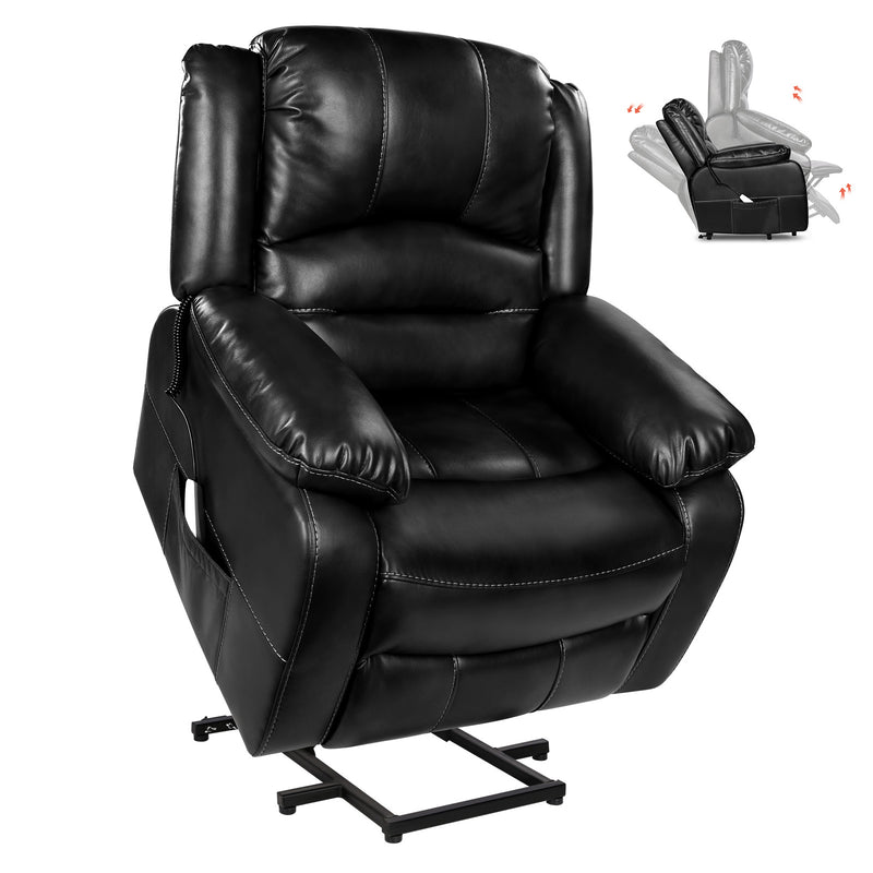 Oversized Power Lift Chair Recliner with Silent Motor & USB Charging Port