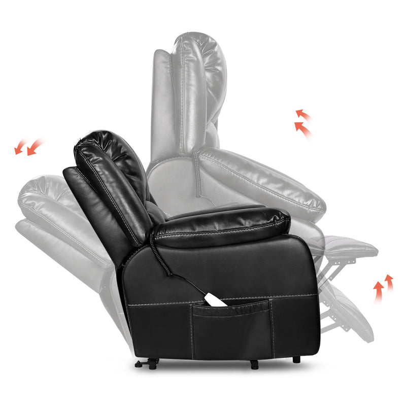 Power Lift-Chair Recliner with Silent Motor & USB Charging Port