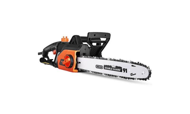 15 Amp Electric Corded Chainsaw with 18-inch Chain Length - Rack To Door