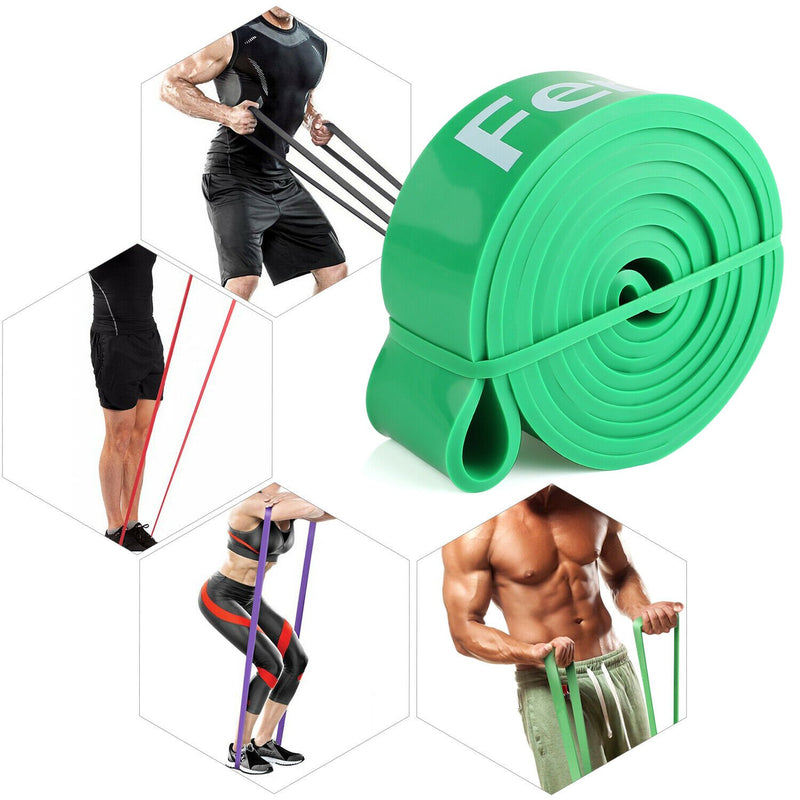 CORTNOE Long Resistance Bands Pull Up Assist- Fitness Bands for Working Out Exercise  Bands Resistance Bands Set Elastic Stretch Pull Up Resistance Bands for  Exercise Workout Bands Resistance Band Set : 