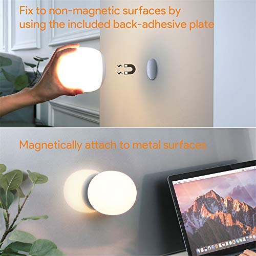 Rechargeable Night Light with RGB Color Changing Mode (2 PACK)