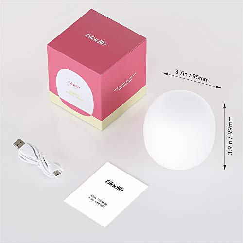Rechargeable Night Light with RGB Color Changing Mode (2 PACK)