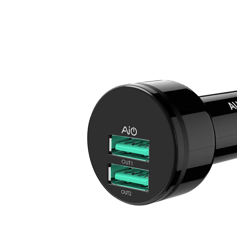 Dual USB-A Car Charger 24W