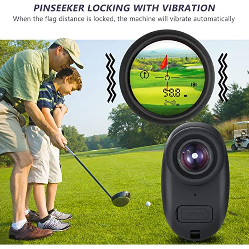 900-Yard Hunting and Golfing Laser Rangefinder with Rechargeable Lithium Battery