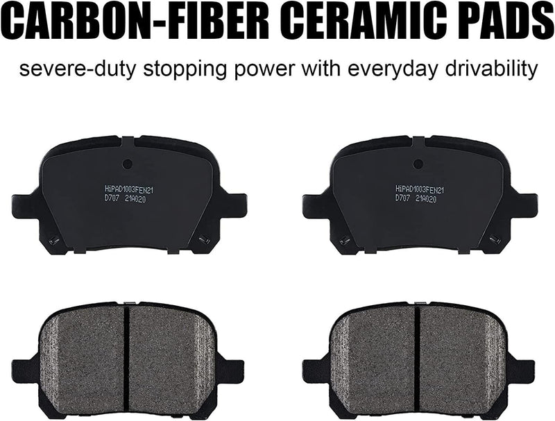 Rear Brake Kit Rotors & Ceramic Brake Pads Ford Explorer