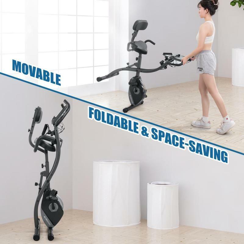 Exercise Stationary Folding Bike - Rack To Door