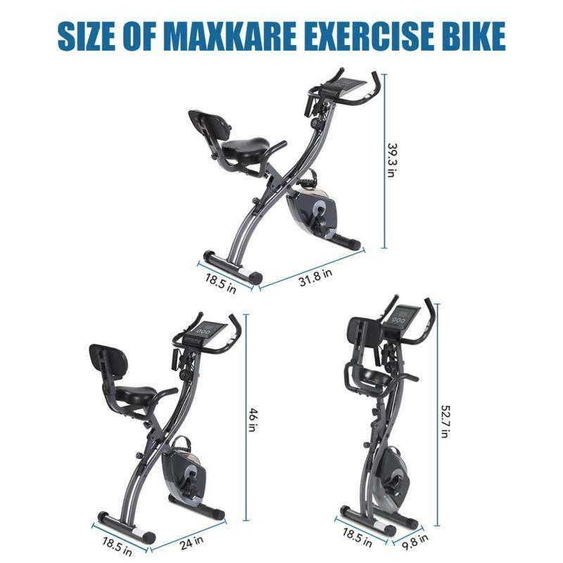 Exercise Stationary Folding Bike - Rack To Door